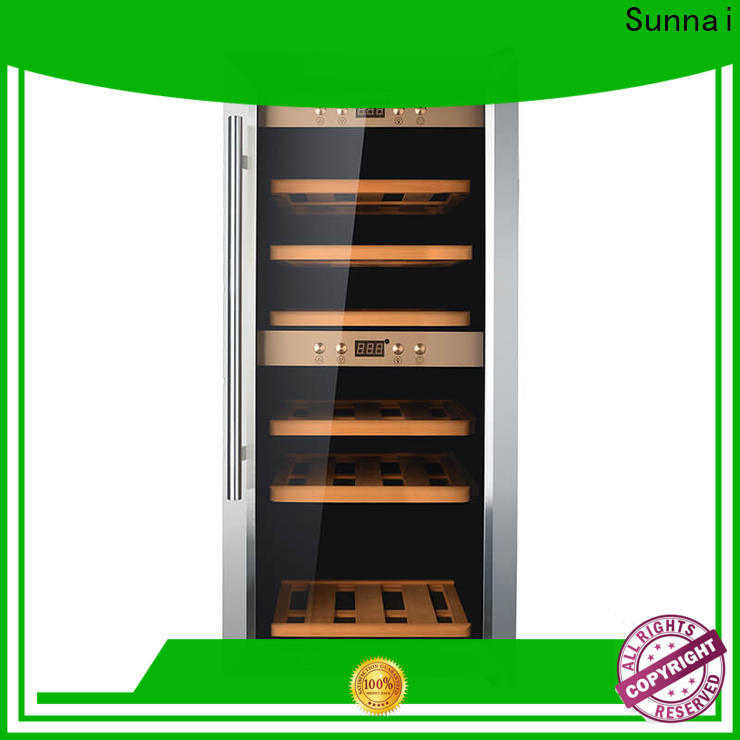 Sunnai double 10 inch wide wine cooler series for home