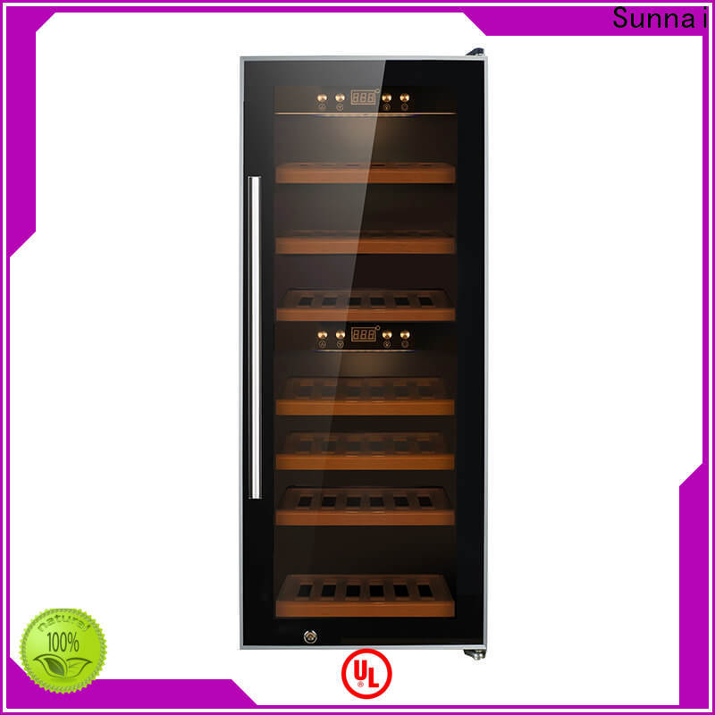 Sunnai refrigerator 18 bottle wine cooler wholesale for home