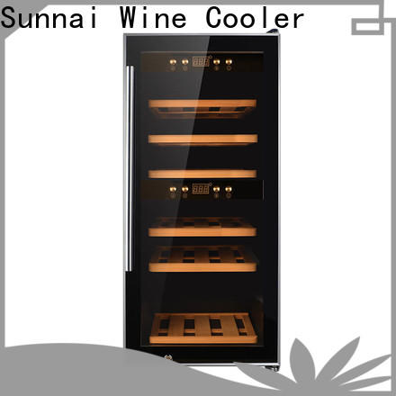 Sunnai smaller dual zone wine cooler product for home