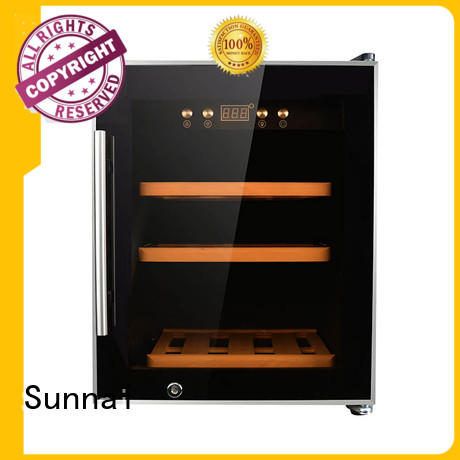 Sunnai black wine cooler fridge supplier for home