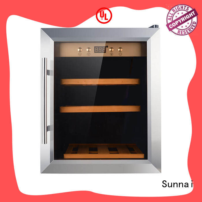 Sunnai door free standing wine refrigerator product for shop