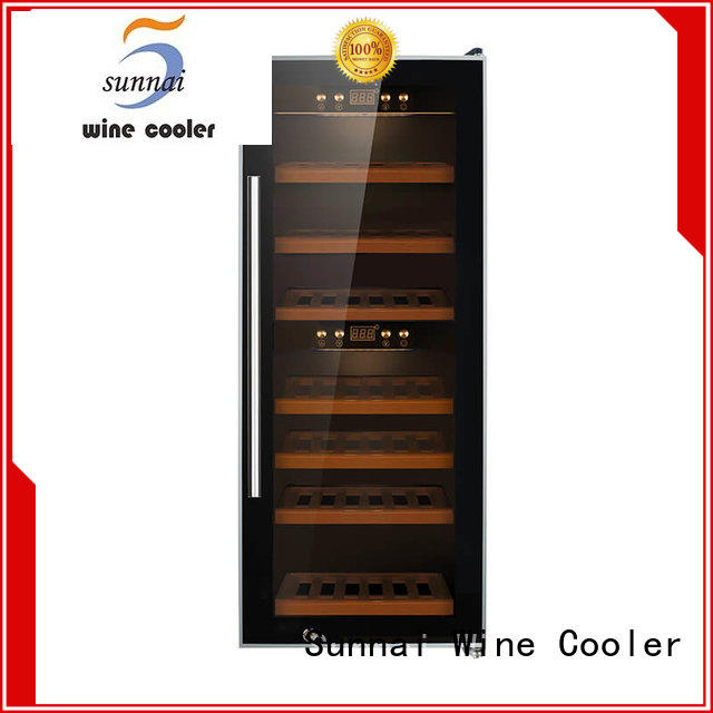 panel white wine cooler manufacturer for work station Sunnai