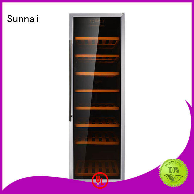 Sunnai wine single zone wine refrigerator supplier for work station