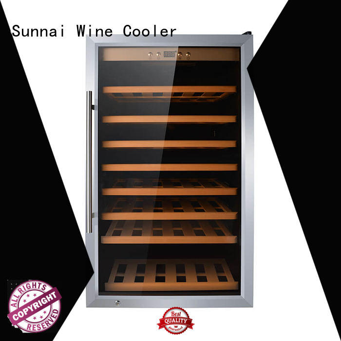 black dual zone freestanding wine cooler fridge wholesale for work station