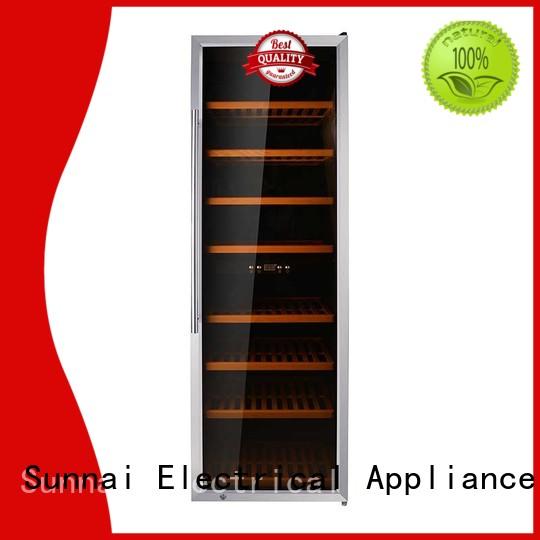 Sunnai single single zone wine refrigerator manufacturer for indoor