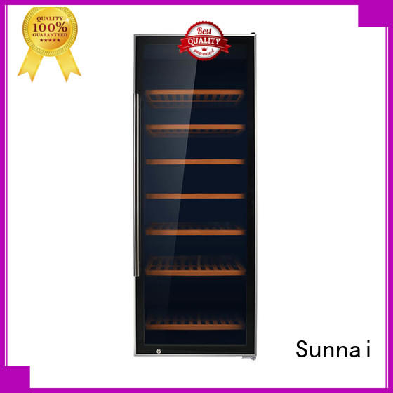 Sunnai table single zone wine refrigerator series for work station