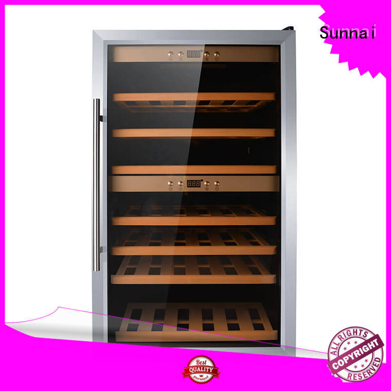 Sunnai door wine storage refrigerator manufacturer for work station