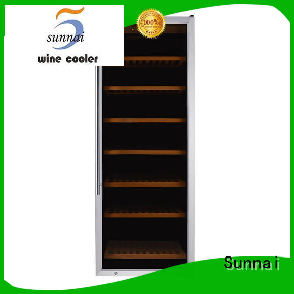 black single zone wine refrigerator fridge manufacturer for indoor