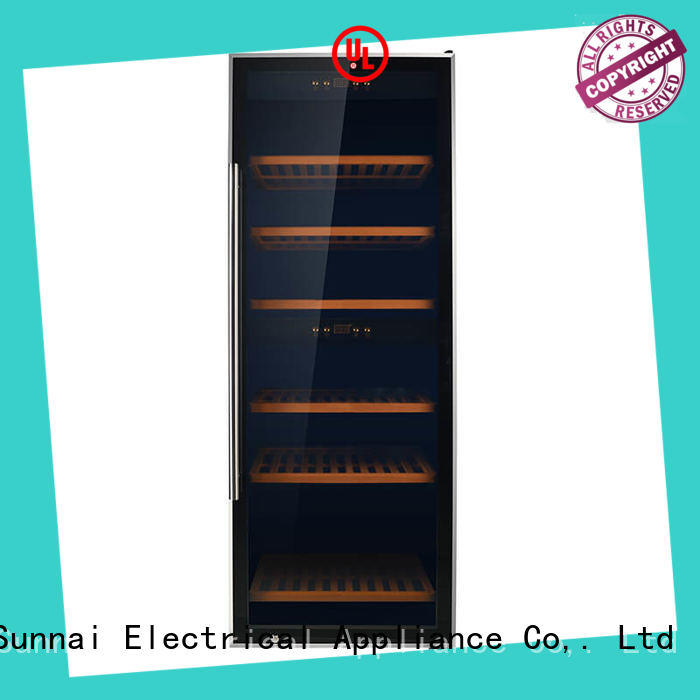 Sunnai wine single zone wine cooler product for home