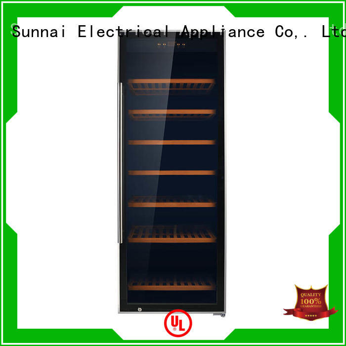 Sunnai compressor dual zone wine refrigerator series for home