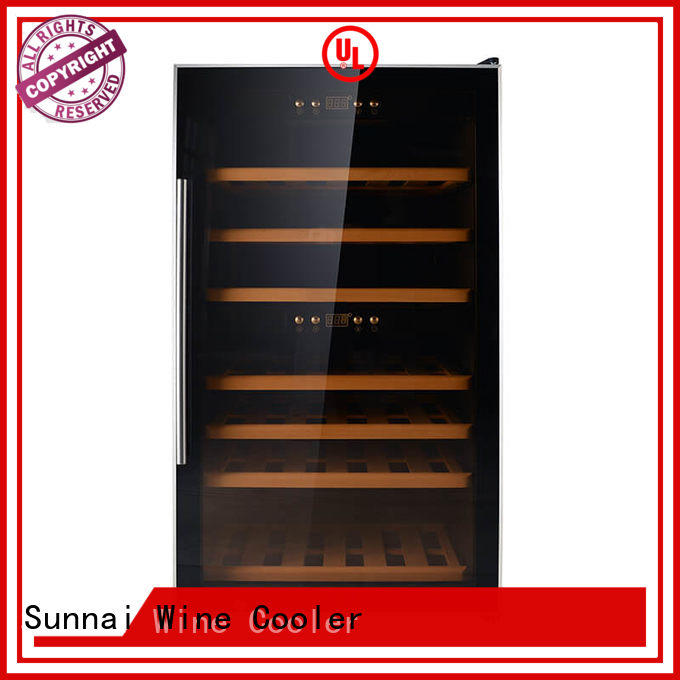 black single zone wine fridge table series for shop