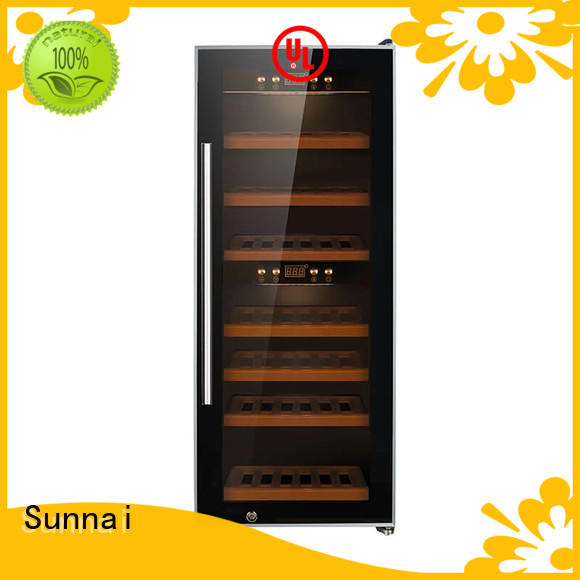 Sunnai compressor single zone wine fridge supplier for work station