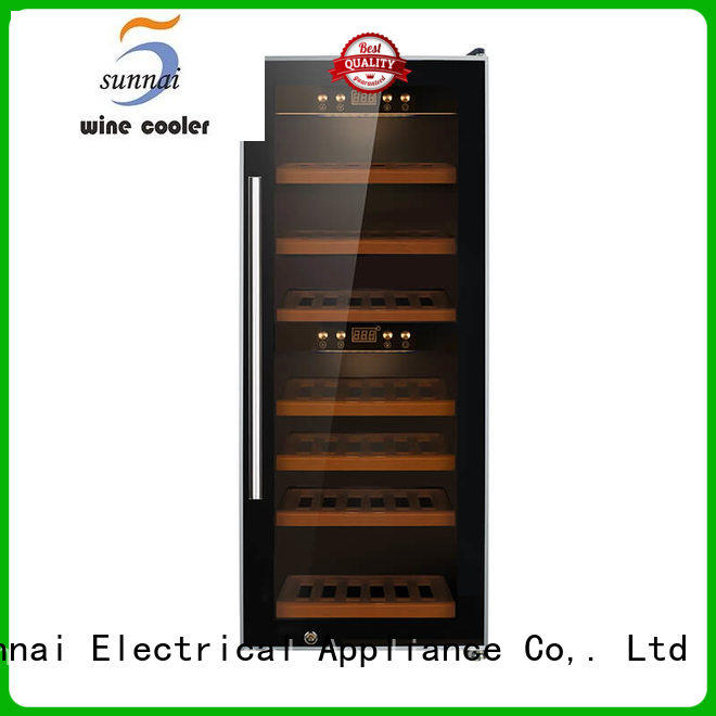Sunnai cellar free standing wine refrigerator supplier for shop