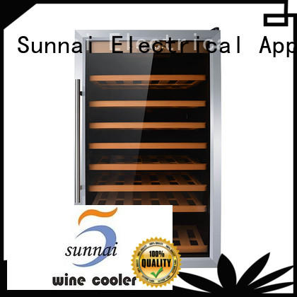 Sunnai wine single zone wine refrigerator supplier for shop