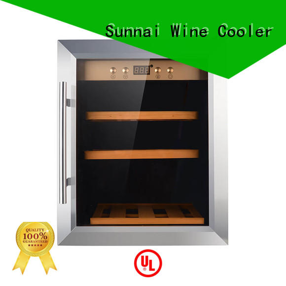 cooler refrigerator wine refrigerator dual zone freestanding Sunnai manufacture