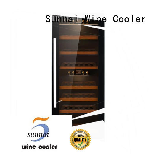 Sunnai compressor wine cooler refrigerator manufacturer for indoor