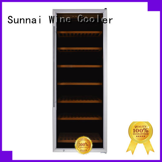 wood compressor OEM freestanding wine cooler Sunnai